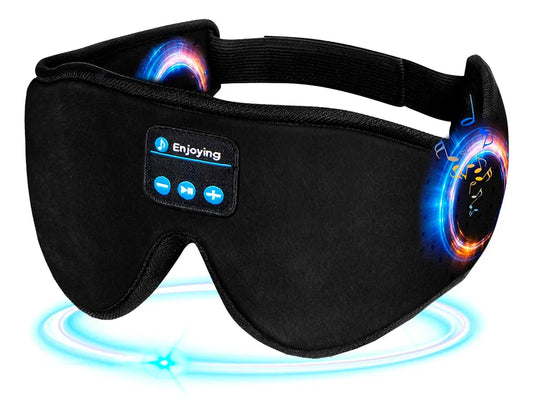 Auricular Antifaz Smart Sleep™  Bloqueo Total y Audio Bluetooth Pro